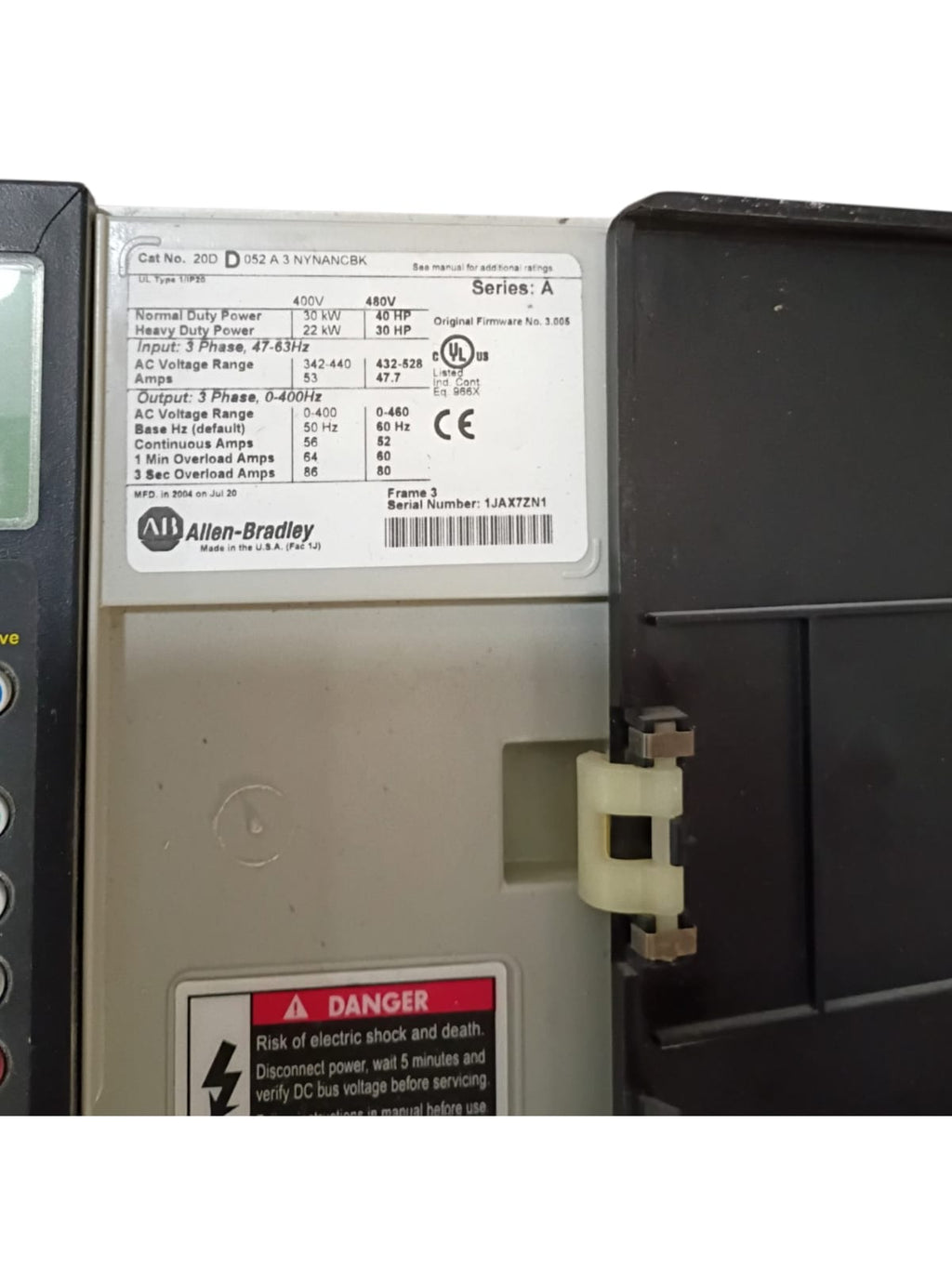 Allen Bradley 20d D 052 A 3 Nynancbk Variador (usado)