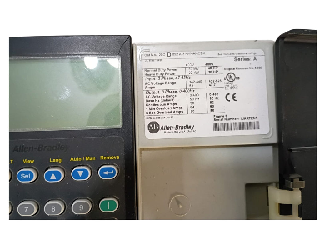 Allen Bradley 20d D 052 A 3 Nynancbk Variador (usado)